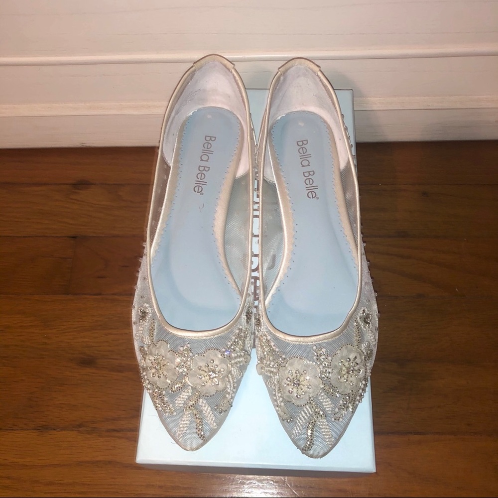 Bella Belle Silk Wedding Shoes - Size 8 - Adora